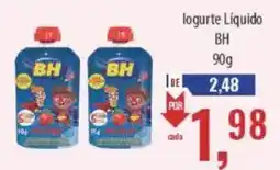 Supermercados BH logurte liquido bh oferta
