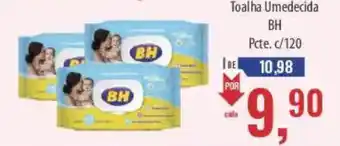Supermercados BH Toalha Umedecida BH oferta