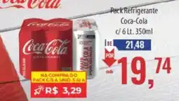 Supermercados BH Pack refrigerante coca-cola oferta