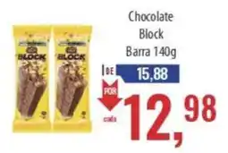 Supermercados BH Chocolate Block oferta