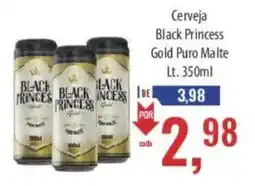 Supermercados BH Cerveja Black Princess Gold Puro Malte oferta