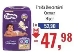 Supermercados BH Fralda Descartável Cremer Hiper oferta