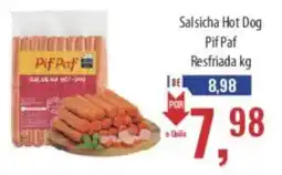 Supermercados BH Salsicha Hot Dog PifPaf oferta