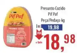 Supermercados BH Presunto cozido pif paf oferta