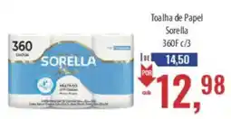 Supermercados BH Toalha de papel sorella oferta