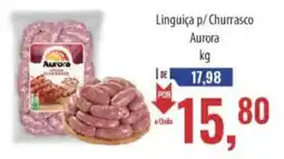 Supermercados BH Linguiça p/ Churrasco Aurora oferta