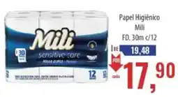 Supermercados BH Papel Higiênico Mili oferta