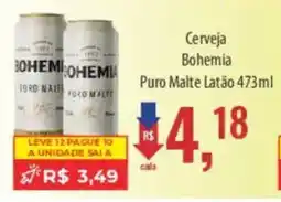 Supermercados BH Cerveja Bohemia Puro Malte oferta
