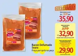 Atacadão Bacon Defumado Seara oferta