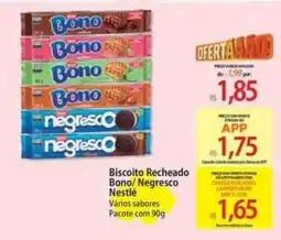 Atacadão Biscoito recheado bono/negresco nestlé oferta