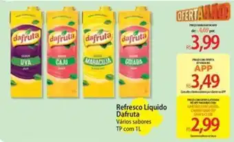 Atacadão Refresco liquido dafruta varios sabores oferta
