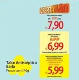 Atacadão Talco Antisséptico Barla oferta