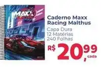 Supermercados Mateus Caderno maxx racing malthus oferta