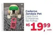 Supermercados Mateus Caderno Jandaia Pet oferta