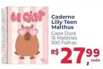 Supermercados Mateus Caderno lilly teen malthus oferta