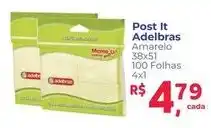 Supermercados Mateus Post it Adelbras oferta