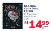 Supermercados Mateus Caderno capa dura foroni oferta