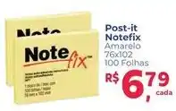 Supermercados Mateus Post-it notefix amarelo oferta