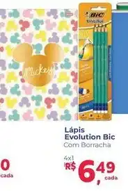 Supermercados Mateus Lápis Evolution Bic Com Borracha oferta