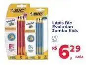 Supermercados Mateus Lápis Bic Evolution Jumbo Kids oferta