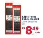 Supermercados Mateus Lápis Preto Faber-Castell Com Borracha oferta
