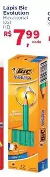Supermercados Mateus Lápis Bic Evolution Hexagonal oferta