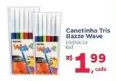 Supermercados Mateus Canetinha Tris Bazzie Wave Hidrocor 6x1 oferta