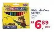Supermercados Mateus Gizão de Cera Acrilex oferta