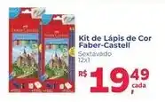 Supermercados Mateus Kit de Lápis de Cor Faber-Castell oferta