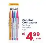 Supermercados Mateus Canetas Compactor Jet Lux Sortidas oferta