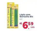 Supermercados Mateus Lápis com Borracha Bic oferta