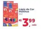 Supermercados Mateus Lápis de Cor Malthus oferta