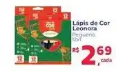 Supermercados Mateus Lápis de Cor Leonora Pequeno oferta