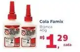 Supermercados Mateus Cola Famix Branca oferta