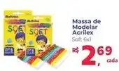 Supermercados Mateus Massa de Modelar Acrilex Soft 6x1 oferta