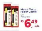 Supermercados Mateus Marca Texto Faber Castell Gel Amarelo oferta