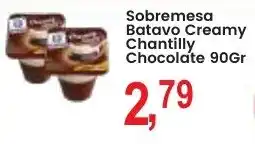 Federzoni Supermercados Sobremesa Batavo Creamy Chantilly Chocolate oferta