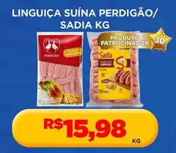 Supermercado Porecatu Linguiça suína perdigão/ sadia oferta