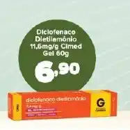 Supermercados Nori Diclofenaco Dietilamônio 11,6mg/g Cimed Gel 60g oferta