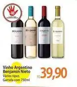 Atacadão Benjamin nieto - vinho argentino benjamin oferta