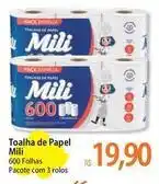 Atacadão Mili - toalha de papel oferta