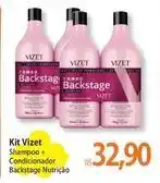 Atacadão Shampoo + condicionador backstage nutrição oferta
