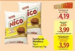 Atacadão Nico - farinha de madioca oferta