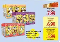 Atacadão Bob esponja - leite fermentado oferta