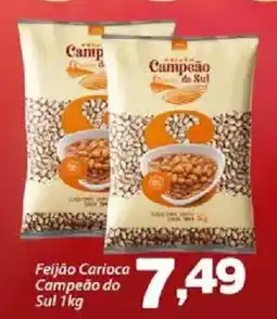 Confiança Supermercados Feijão Carioca Campeão do Sul oferta