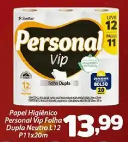 Confiança Supermercados Papel Higienico Personal Vip Folha Dupla Neutro oferta