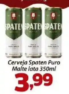 Confiança Supermercados Cerveja Spaten Puro Malte oferta