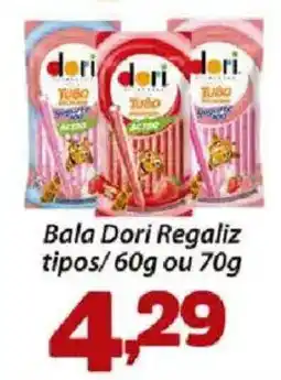 Confiança Supermercados Bala Dori Regaliz oferta