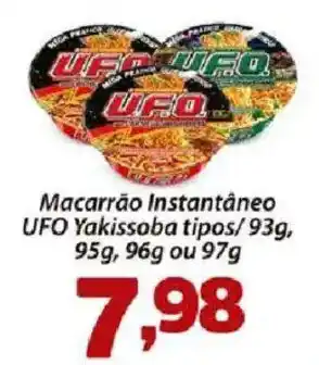 Confiança Supermercados Macarrão instantâneo ufo yakissoba tipos oferta
