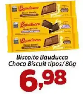 Confiança Supermercados Biscoito Bauducco Choco Biscuit tipos oferta